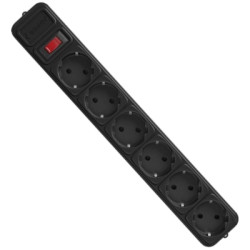 Мережевий фільтр живлення Gembird SPG6-G-6B