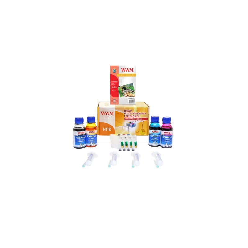 Комплект перезаправних картриджів WWM Epson C91/CX4300/T26/27/TX106/109 (RC.T092N)