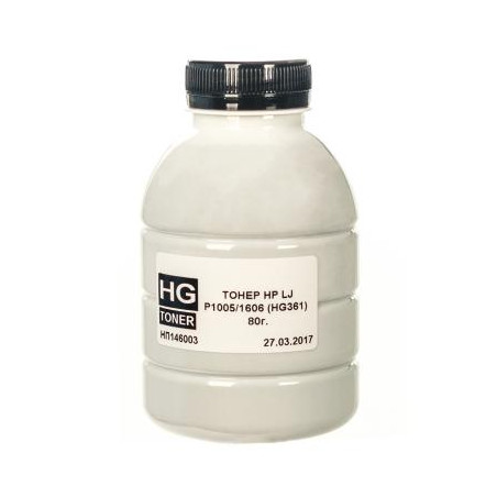 Тонер HP LJ P1005/1606, 80 г HG (HG361-080)