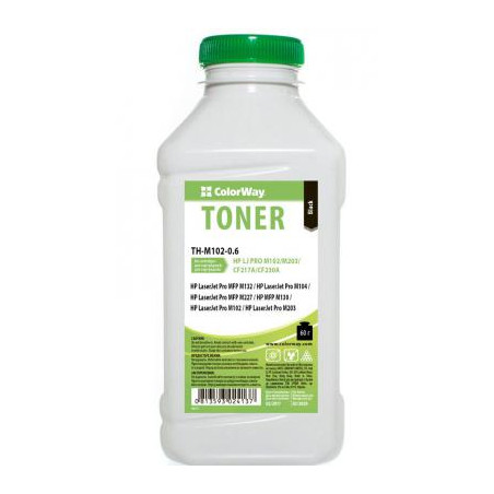 Тонер HP LJ Pro M102/M130/M203/M230 (60g) TH-M102-0.6 ColorWay (TH-M102-0.6)