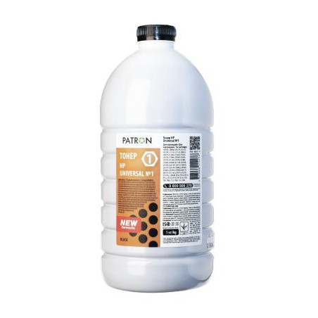 Тонер HP LJ Universal №1 1кг (LJ1010/1200/P2035) Patron (PN-HU1-1)