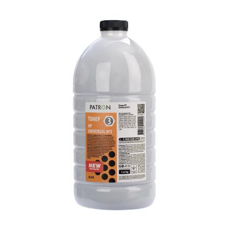 Тонер HP LJ Universal №3 1кг (LJ P1005/P1505/P1102) Patron (PN-HU3-1)
