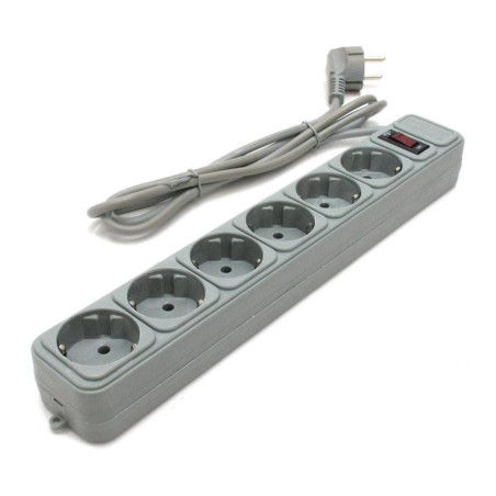 Мережевий фільтр живлення SPG6-B-15 Gembird (SPG6-G-15G)