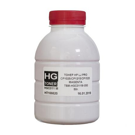 Тонер HP CLJ CP1025/1215/1525 50г MAGENTA HG (TSM-HGC011M-050)