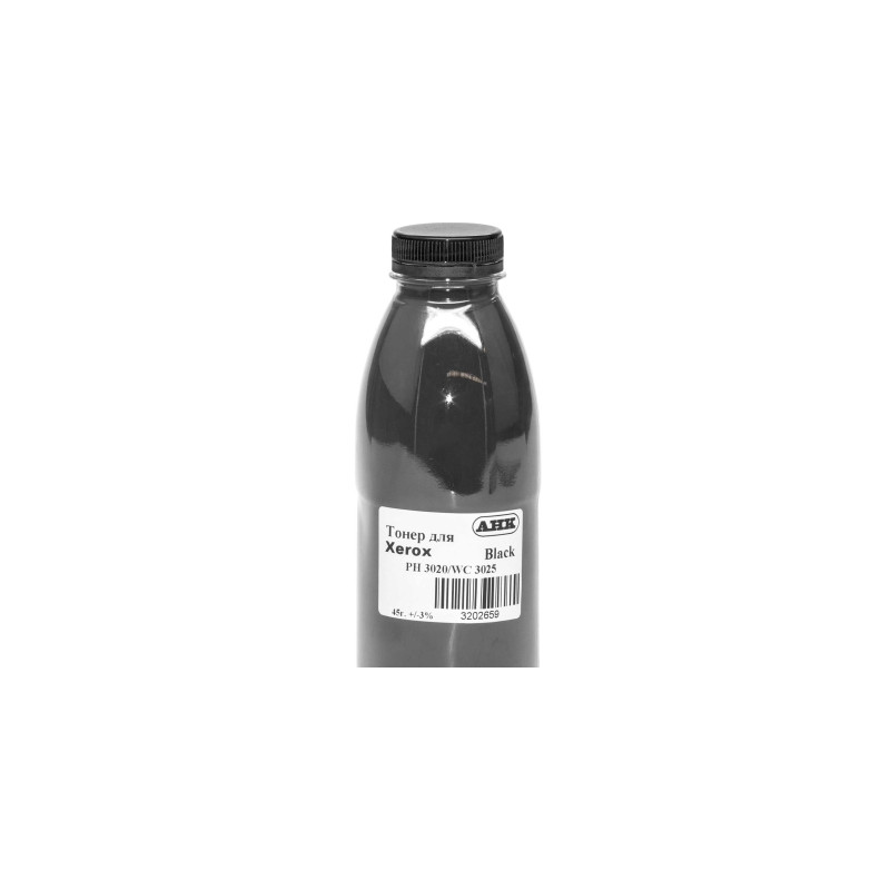 Тонер Xerox Phaser 3020/WC 3025, 45г Black +chip AHK (3202660)