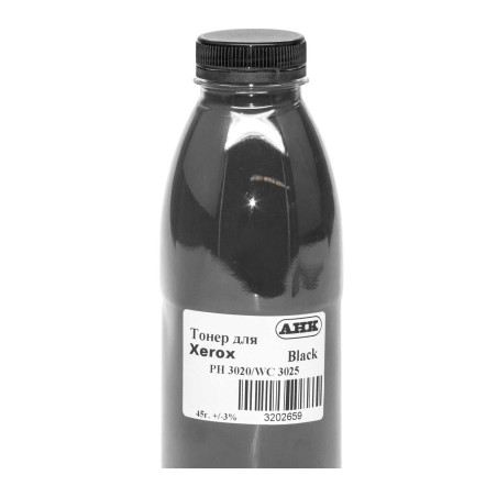 Тонер Xerox Phaser 3020/WC 3025, 45г Black +chip AHK (3202660)