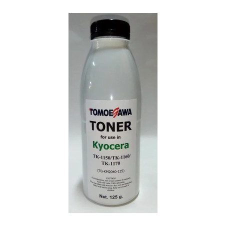 Тонер KYOCERA TK-1150/TK-1160/TK-1170, 125г Tomoegawa (TG-KM2040-125)
