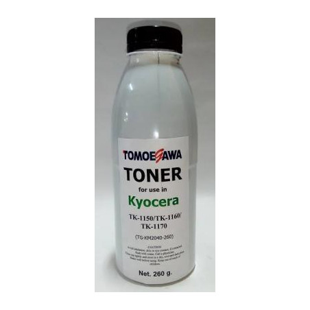Тонер KYOCERA TK-1150/TK-1160/TK-1170, 260г Tomoegawa (TG-KM2040-260)