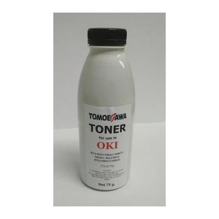 Тонер OKI B411/B431/MB461/MB471/MB491, 75г Tomoegawa (TG-O-75)