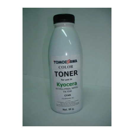 Тонер KYOCERA TK-5240 (50г) Cyan Tomoegawa (TG-KM5026C-50)
