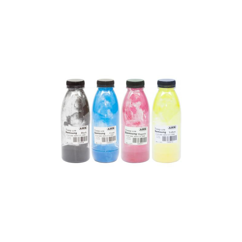 Тонер Samsung CLP-360/365, B/C/M/Y SET (Black 55г, Color 40г) AHK (3202652)