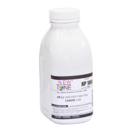 Тонер HP LJ P1505/M1120/1522, 105г Black NewTone (HP1005-N105)