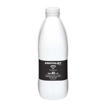 Тонер HP LJ 1100/5L/6L , 1000г Black Printalist (AX-1-PL)