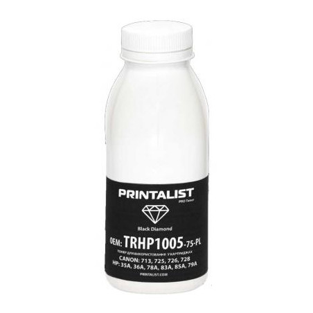 Тонер HP LJ P1005/1006/1505, 75г Black Printalist (TRHP1005-75-PL)