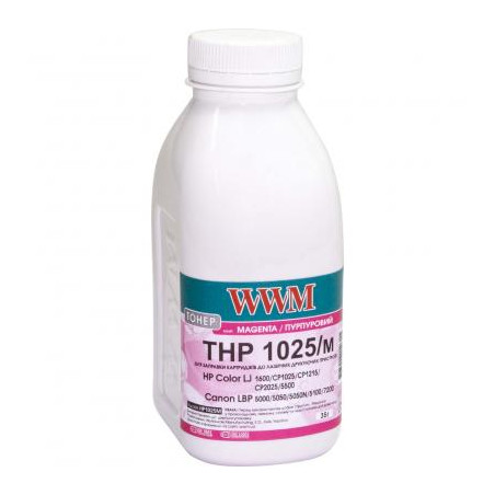 Тонер HP CLJ CP1025/Canon LBP 5050/7100 , 35г Magenta WWM (HP1025M)