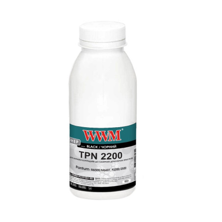 Тонер Pantum M6500/M6607, P2200/2500, 90г Black, chip WWM (TC-PC-211RB-WWM)