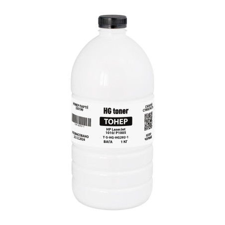 Тонер HP LJ 1010/P1005, 1 кг HG (TSM-HG292-1)