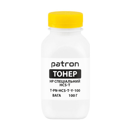 Тонер HP HCS-T, 100 г, yellow Patron (PN-HCS-T-Y-100)