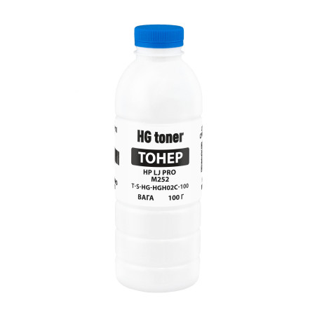 Тонер HP CLJ Pro M252 100г, cyan HG (TSM-HGH02C-100)