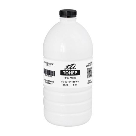 Тонер HP LJ P1005, 1 кг TTI (TSM-T125-K-1)