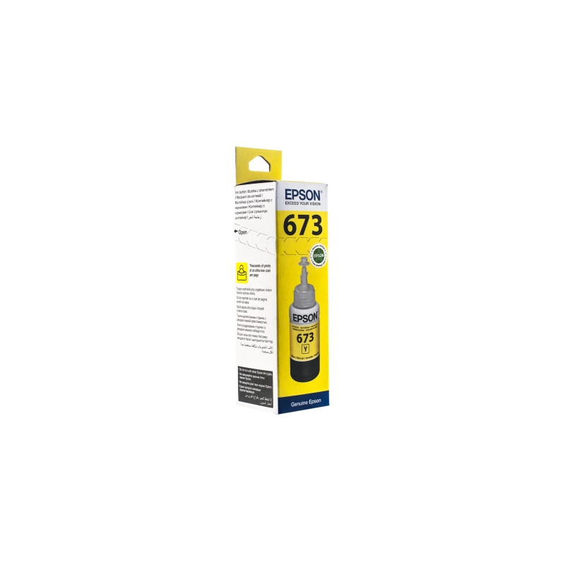 Контейнер з чорнилом Epson 673 yellow 70мл L800/1800 (C13T67344A)