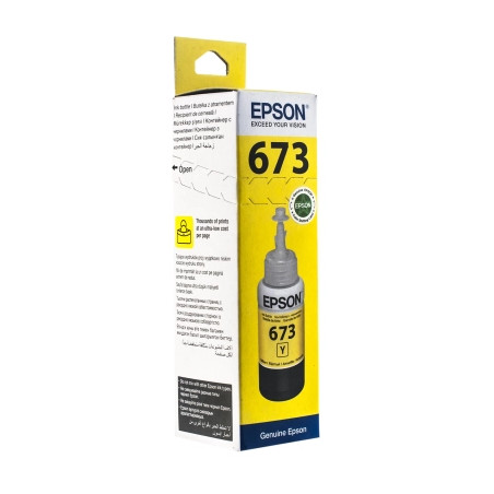Контейнер з чорнилом Epson 673 yellow 70мл L800/1800 (C13T67344A)