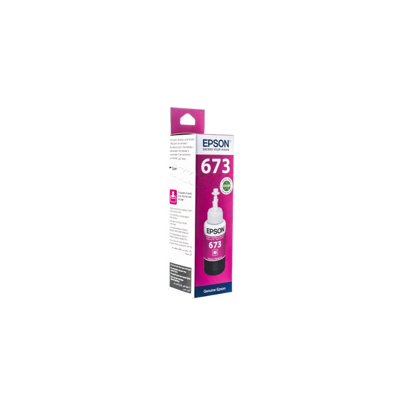 Контейнер з чорнилом Epson 673 magenta 70мл L800/1800 (C13T67334A)
