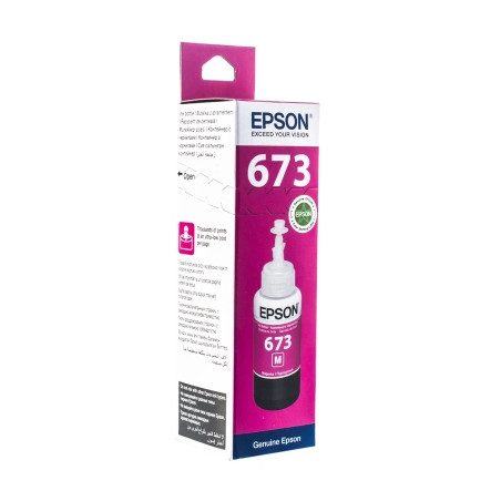 Контейнер з чорнилом Epson 673 magenta 70мл L800/1800 (C13T67334A)