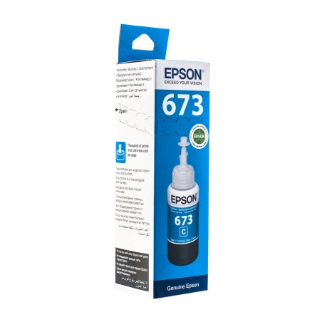 Контейнер з чорнилом Epson 673 cyan 70мл L800/1800 (C13T67324A)
