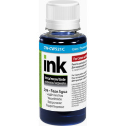 Чорнило ColorWay Canon CL-41/38/411/511/CLI-8/426/521 Cyan (CW-CW521C01)