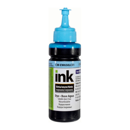 Чорнило ColorWay Epson SP R270/290 RX500 TX650 LCyan (CW-EW650LC01)