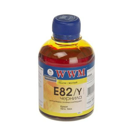 Чорнило WWM EPSON StPhoto R270/290 Yellow (E82/Y)