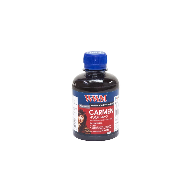 Чорнило WWM CANON UNIVERSAL CARMEN Photo Black 200г (CU/PB)