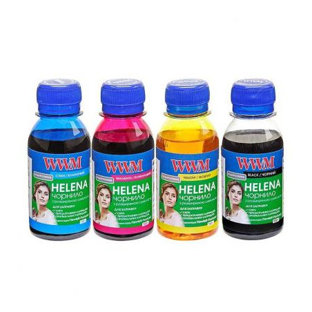 Чорнило WWM HP UNIVERSAL HELENA B/C/M/Y SET (HELENA.SET-2)