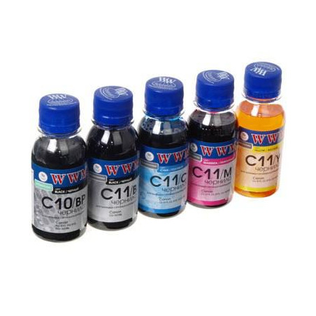Чорнило WWM CANON PGI520/CLI521 BP/B/C/M/Y SET (C10/11SET5-2)