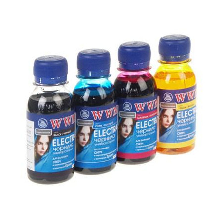 Чорнило WWM EPSON ELECTRA В/C/M/Y SET (ELECTR.SET42/ SET.4-2/ SET-2)