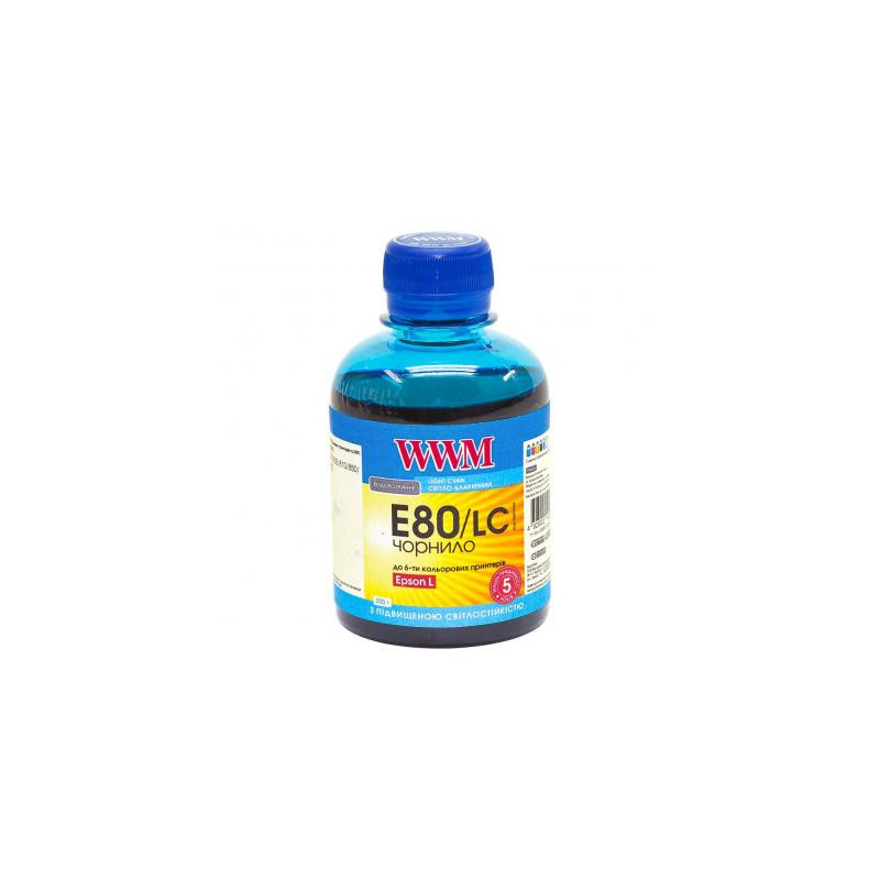 Чорнило WWM EPSON L800 Light Cyan (E80/LC)