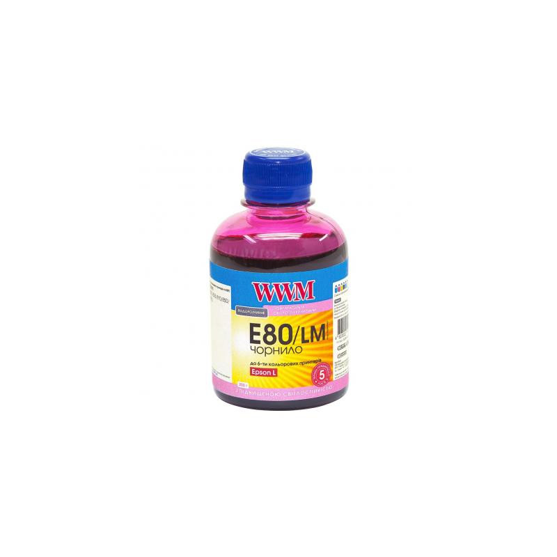 Чорнило WWM EPSON L800 Light Magenta (E80/LM)