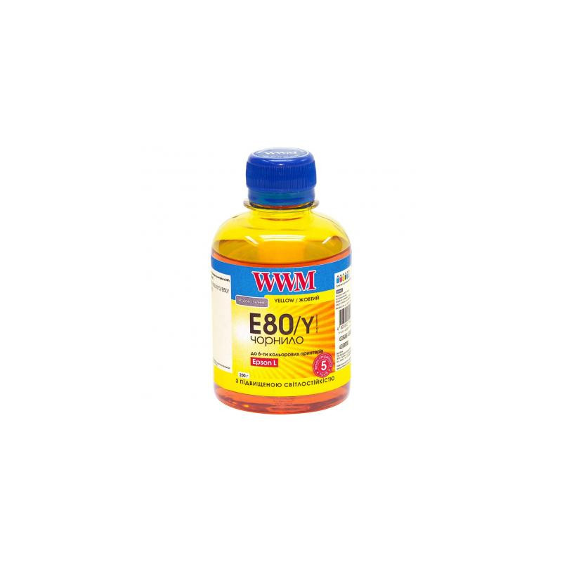 Чорнило WWM EPSON L800 Yellow (E80/Y)