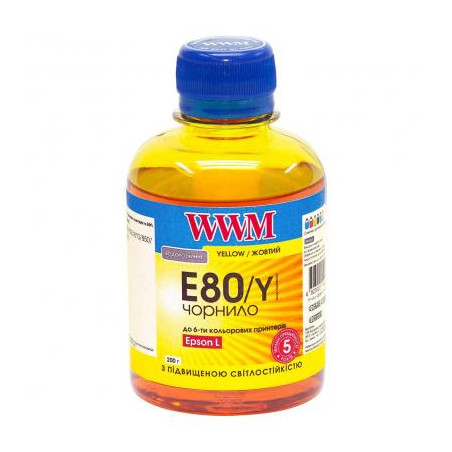 Чорнило WWM EPSON L800 Yellow (E80/Y)