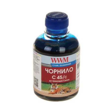Чорнило WWM CANON CL441/446/CLI-451C Cyan (C45/C)