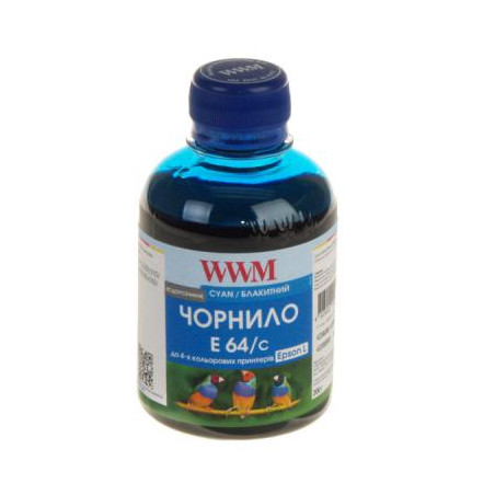 Чорнило WWM EPSON L110/L210/L355 Cyan (E64/C)