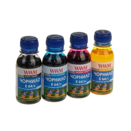 Чорнило WWM EPSON L110/L210/L355 B/C/M/Y (E64SET4-2)