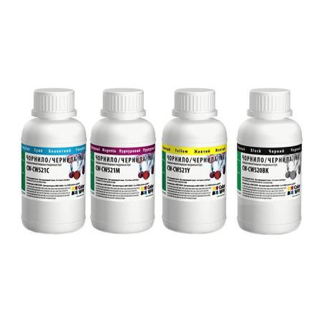 Чорнило ColorWay Canon PG-510/CLI521 (4х200) BK/С/M/Y (CW-CW520/CW521SET02)