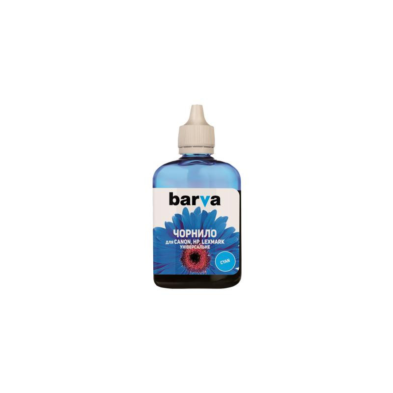 Чорнило Barva CANON/HP/Lexmark Universal №4 CYAN 90г (CU4-472)