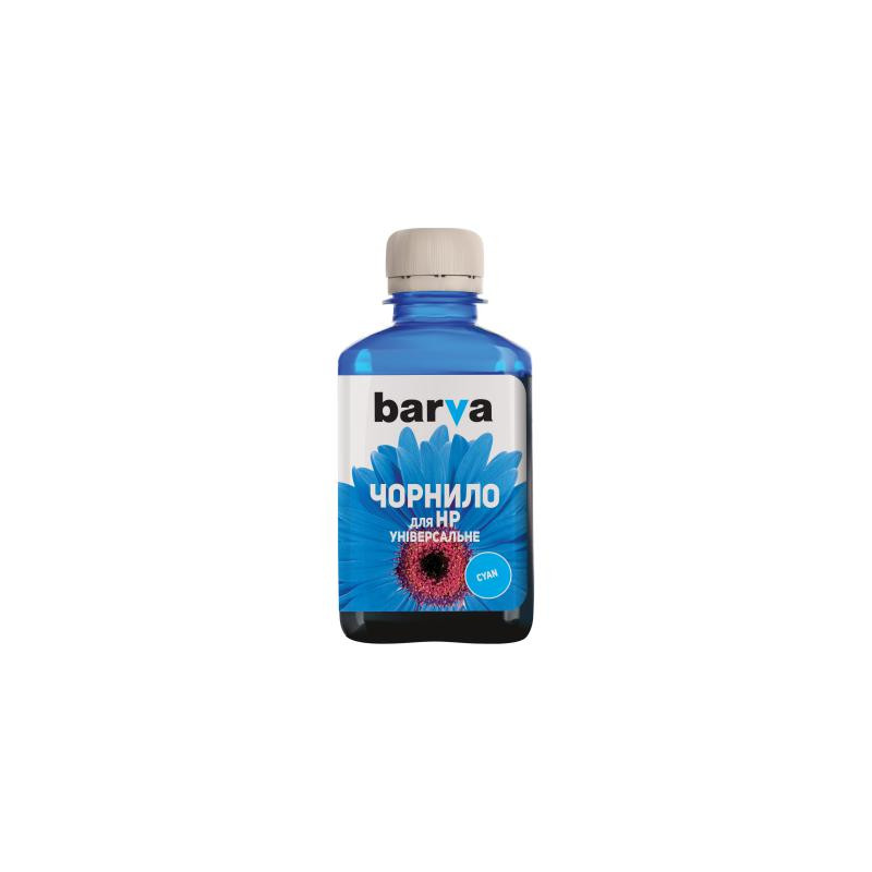Чорнило Barva HP Universal №2 CYAN 180г (HU2-227)