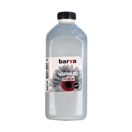 Чорнило Barva Epson universal 1, water-soluble, 1 кг BLACK (EU1-457)