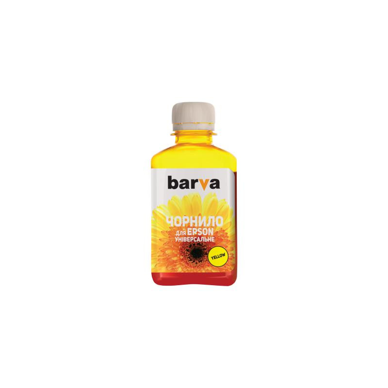 Чорнило Barva Epson universal 1, water-soluble, 180г YELLOW (EU1-456)