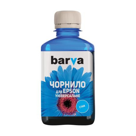 Чорнило Barva Epson universal 1, water-soluble, 180г CYAN (EU1-452)
