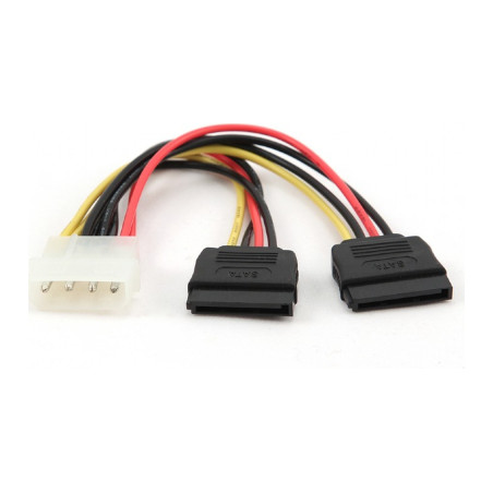 Кабель живлення SATA power 0.15m Cablexpert (CC-SATA-PSY)